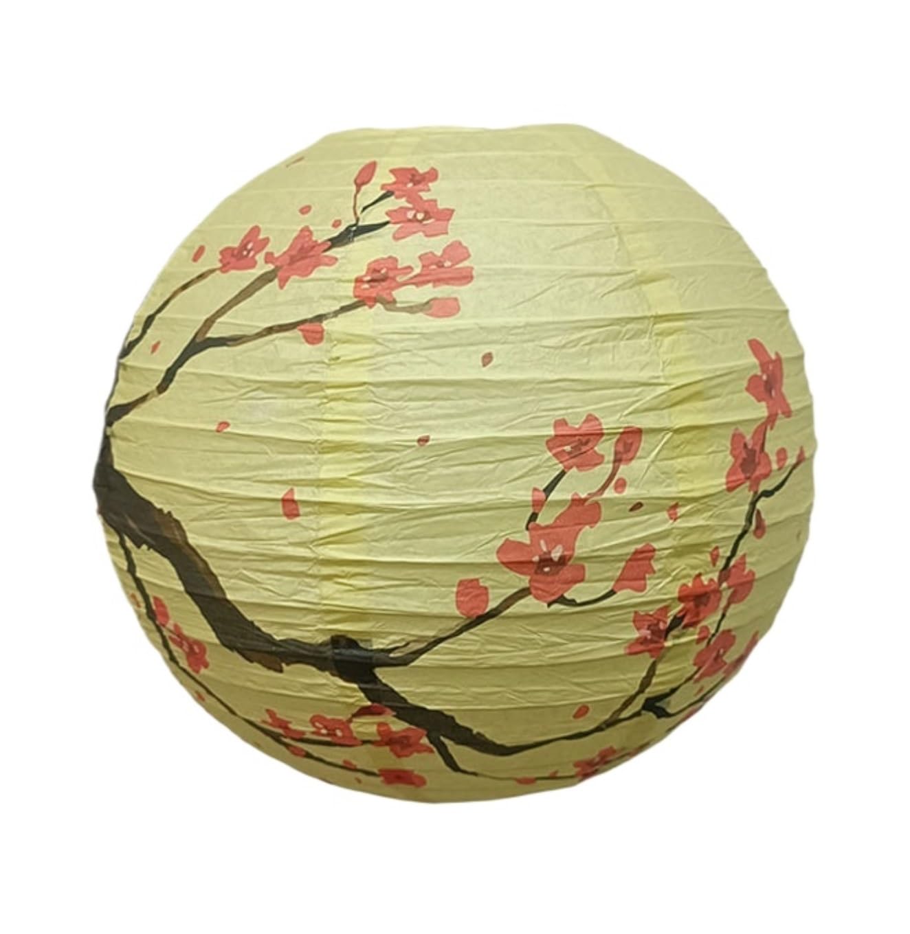 Papier Laternen 5er-Pack Papierlaternen Im Chinesischen Stil Mit Blütenmuster for Hochzeitsfeiern Und Heimdekoration Dekoration(Yellow)