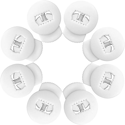 Jomeya Cerraduras para guantes, paquete de 8 cerraduras de encaje para guantes de béisbol, no requieren más nudos, ajuste universal para guantes de