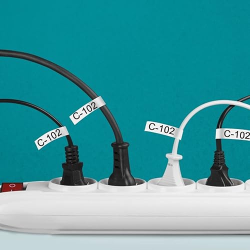 Miniatura 7 de Pristar Cinta de etiquetas de repuesto compatible para TZe-FX231 0.472 in 0.47 pulgadas, cinta laminada de identificación flexible compatible con