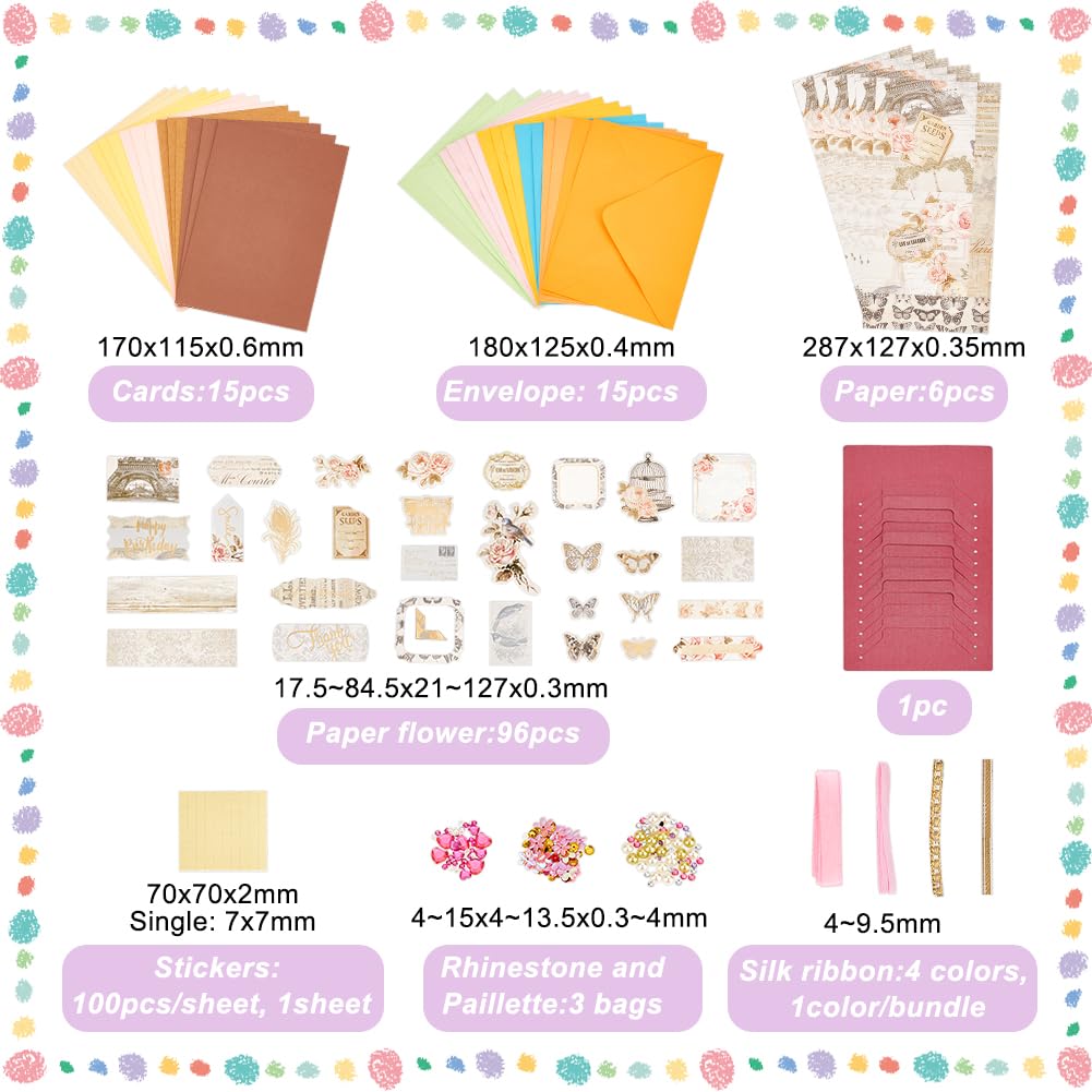 AHANDMAKER Kit Di Biglietti Di Auguri Fai Da Te Set Di Biglietti Di Auguri Fai Da Te Set Di Biglietti 918612