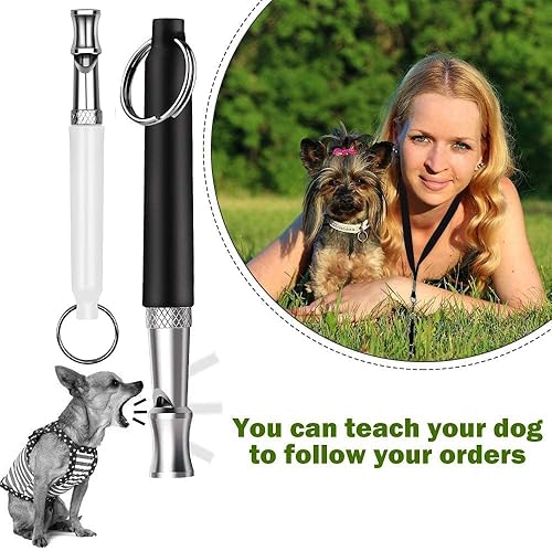 Miniatura 4 de Silbato para perro para dejar de ladrar, silbato de perro, silbato ultrasónico ajustable silencioso para perro, silbatos de entrenamiento