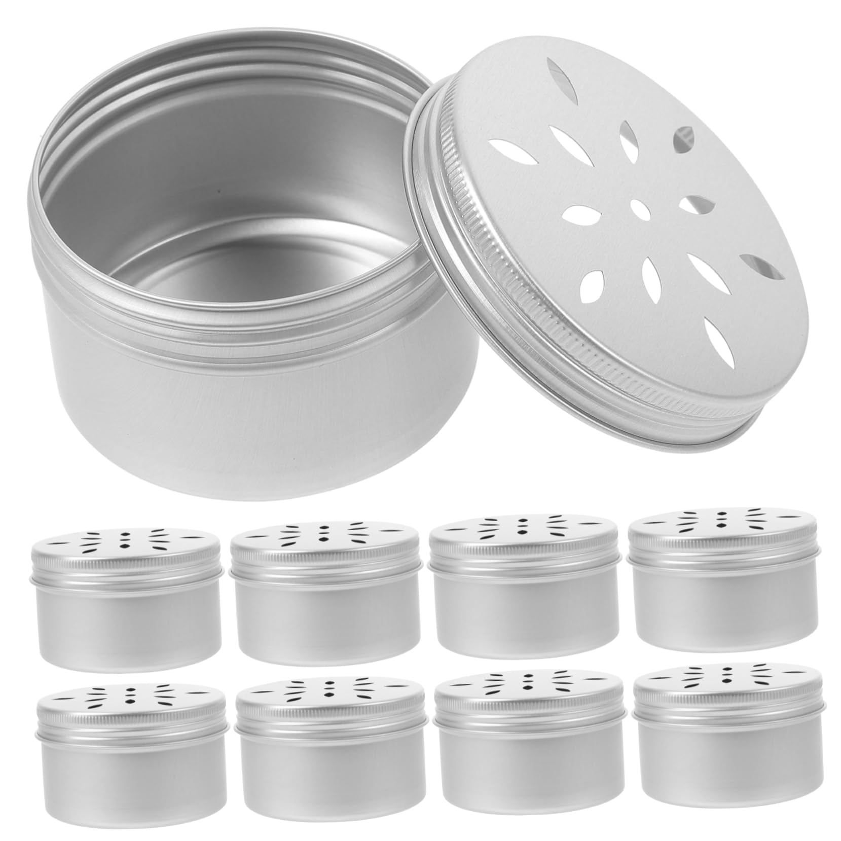 Beavorty 10 Piezas Equipo de Entrenamiento de Agilidad para Perros Botes de Entrenamiento con Olor a Perro Recipiente metalico con Tapa Cachorro Suministros para Perros