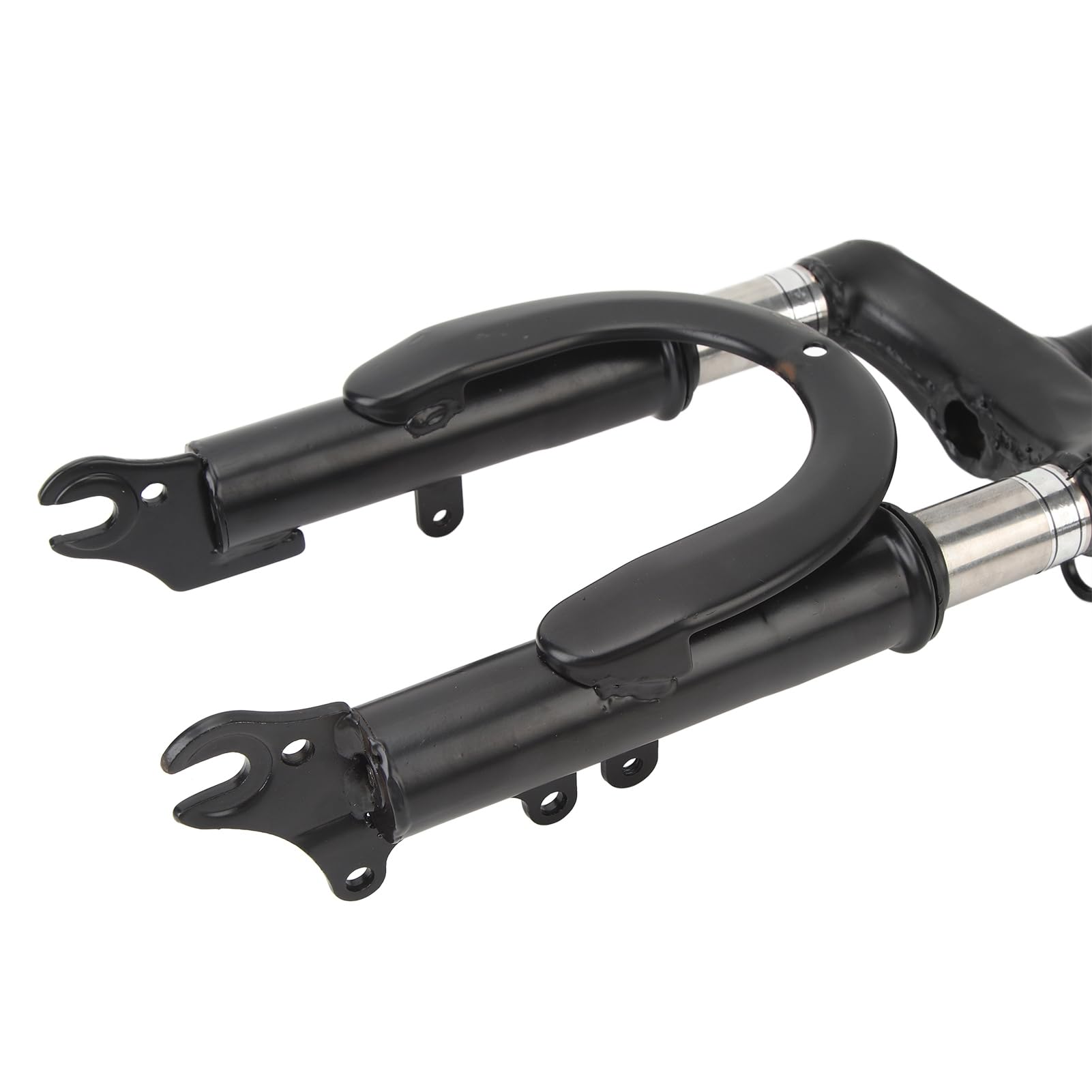 SIXRUN Amortisseur Hydraulique de Fourche Avant, Fourches à Suspension en Alliage d'aluminium pour Scooter électrique et Vélo avec Roues de 12 Pouces