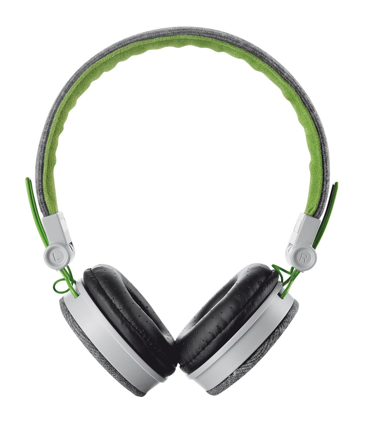 Trust Urban Fyber słuchawki nauszne stereo do smartfona i tabletu - szare/zielone