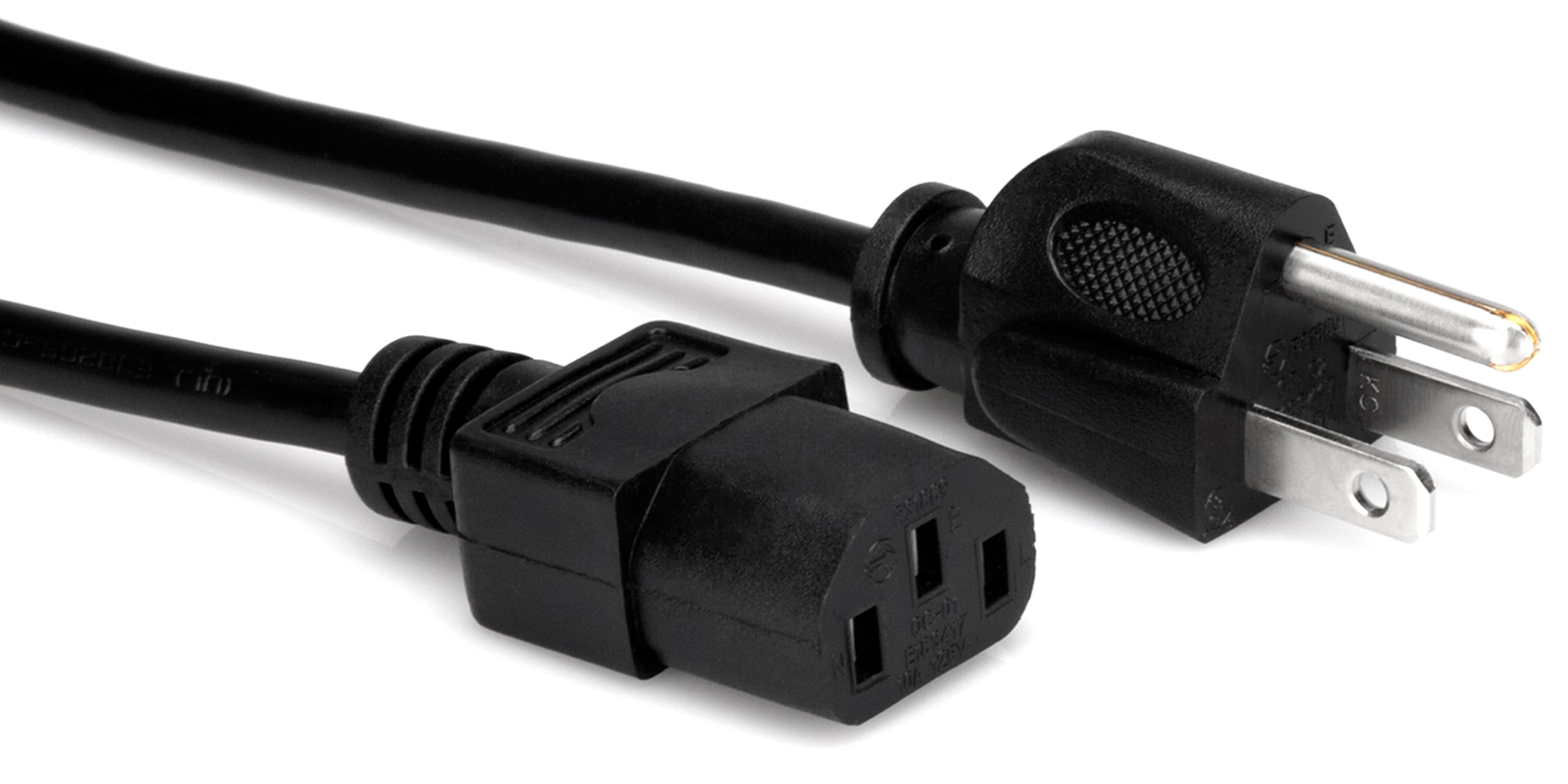 Amazon.com: Hosa PWC-140.5 Power Cord, IEC C13 to NEMA 5-15P, 6