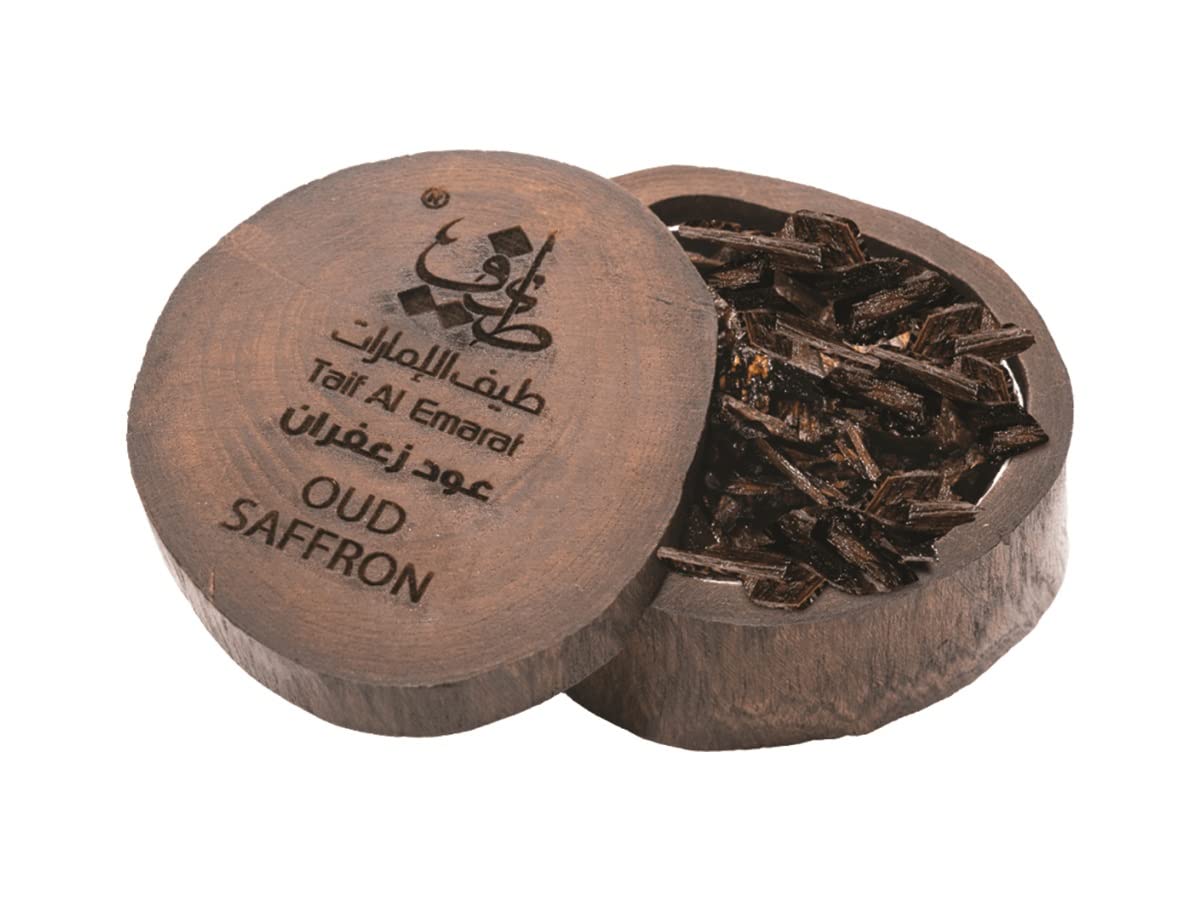 Oud Saffron with Originality Agarwood bathed in Oud Oil and saffron