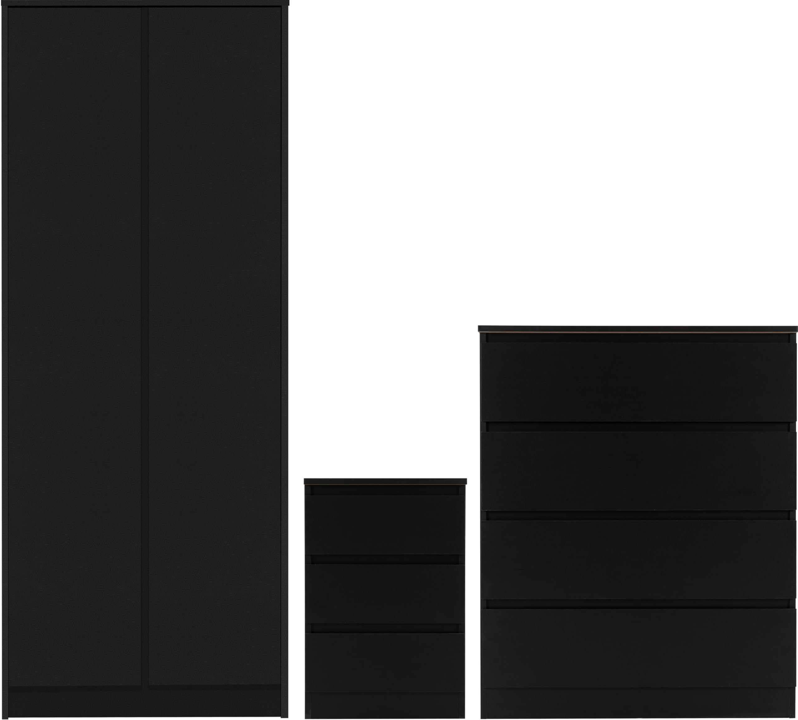 Seconique Malvern Trio Set - Black