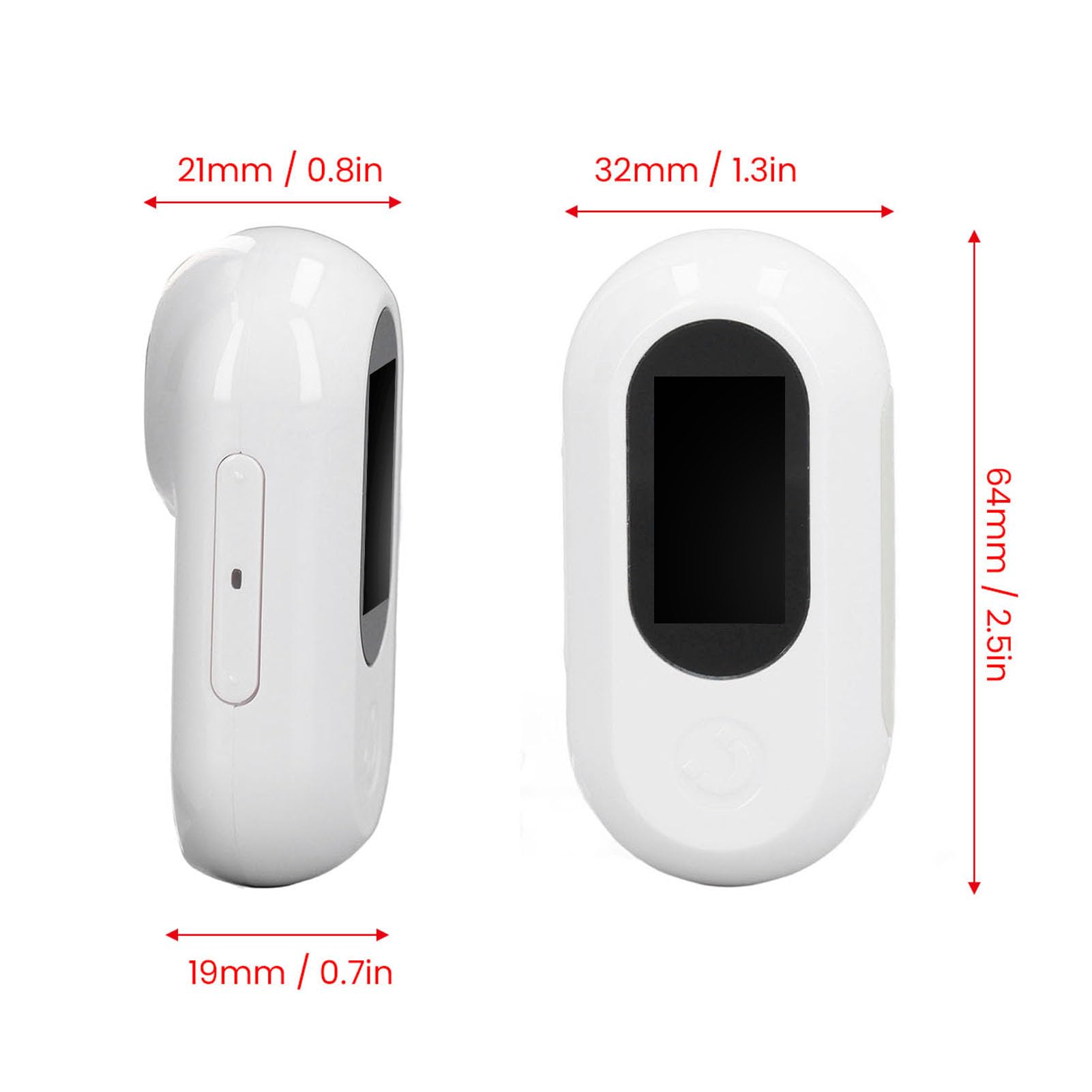 Luocute Cámara con Collar para Mascotas, Mini Cámara de Acción con Lente de 120 Grados con Conexión OTG, Grabación de Video, Cámara Deportiva Magnética Ajustable para Gatos para (White)