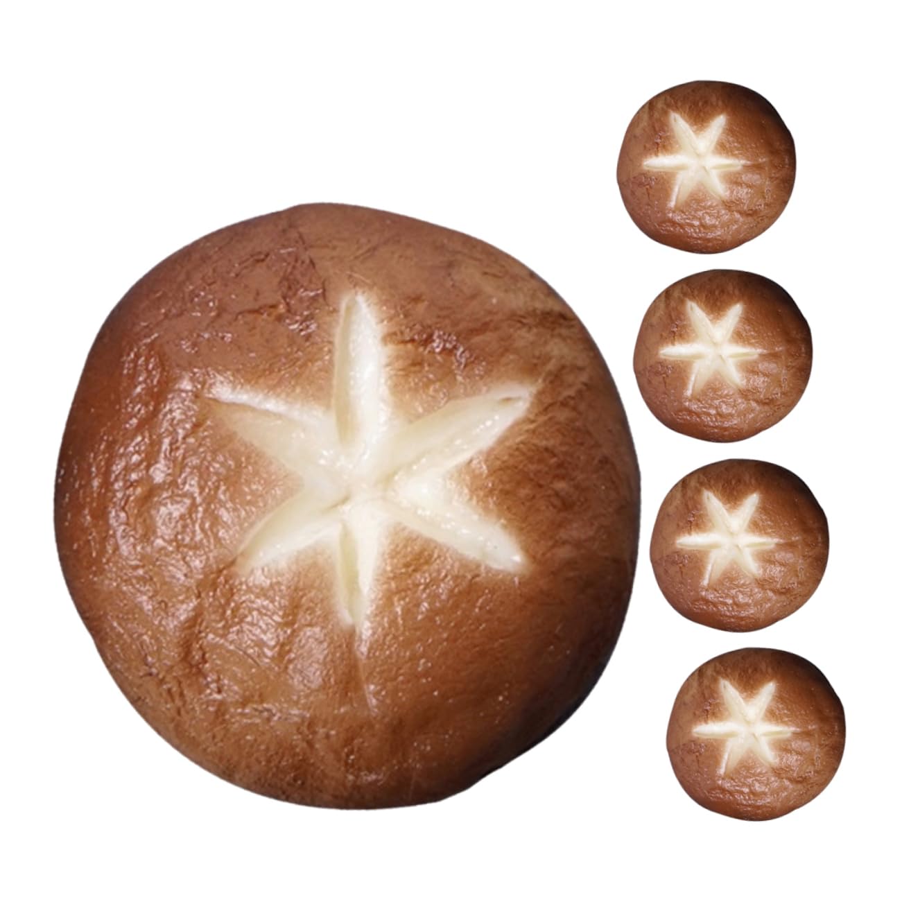 MAGICLULU Lot De 5 Champignons Artificiels pour Barbecue Réalistes Et Robustes 5 X 5