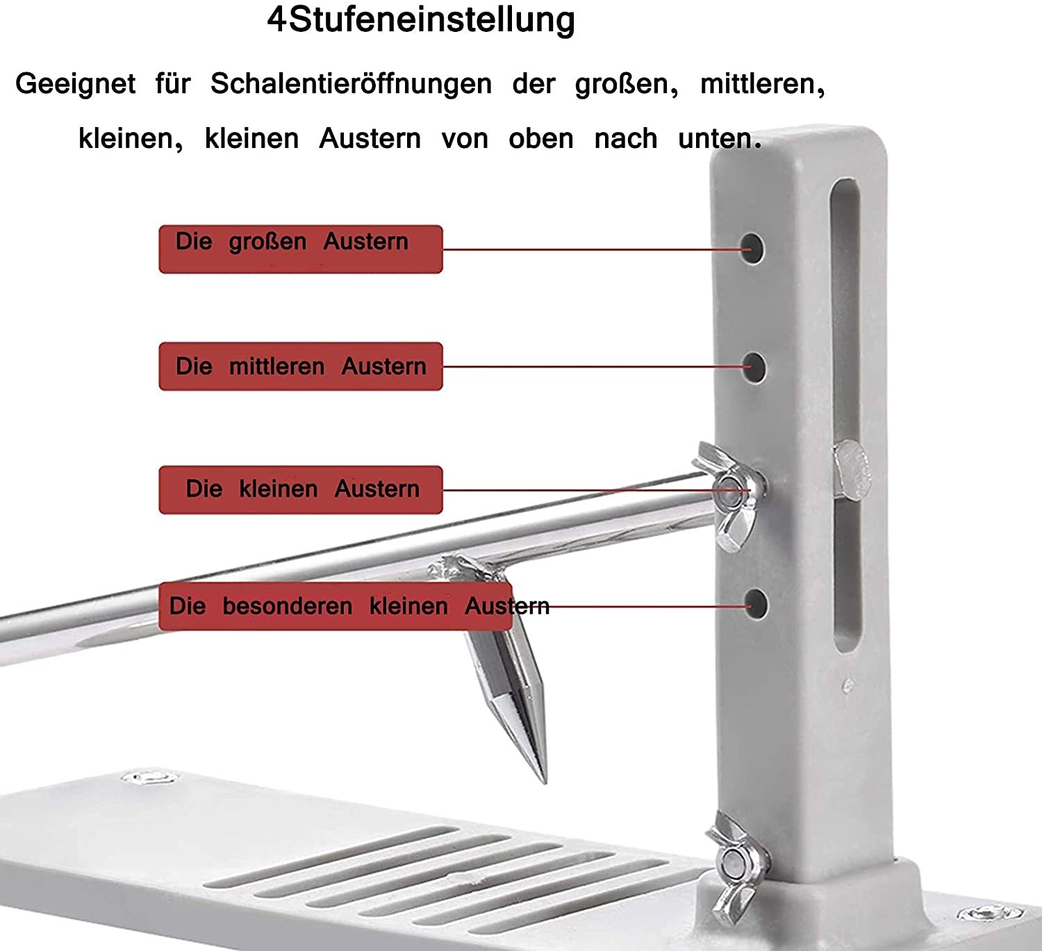 Apribottiglie per ostriche, Set di Attrezzi con Base Antiscivolo e Guanti