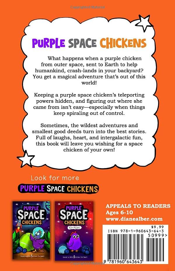 Purple Space Chickens: Mysterious Bracelet (Purple Space Chickens Funny Illustrated Chapter Book for Ages 7-11) - Image 2