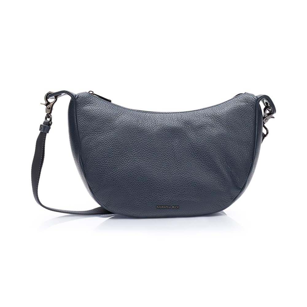MANDARINA DUCK cross body bag Mellow Leather Hobo Bag Dress Blue