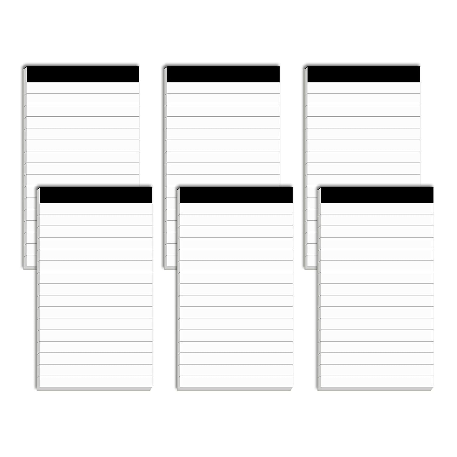Nichela 6 Pack Note Pads Premium Small Notepads, 3 x 5