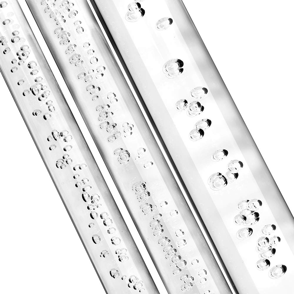 Zeigis - Rundstab Ø 30mm transparentes Acrylglas mit Luftblasen, 1000mm | Für Displays / Modellbau,sägbar, bohrbar, fräsbar, polierbar und verklebbar, UV-stabil, Acrylglas XT, Beleuchtung