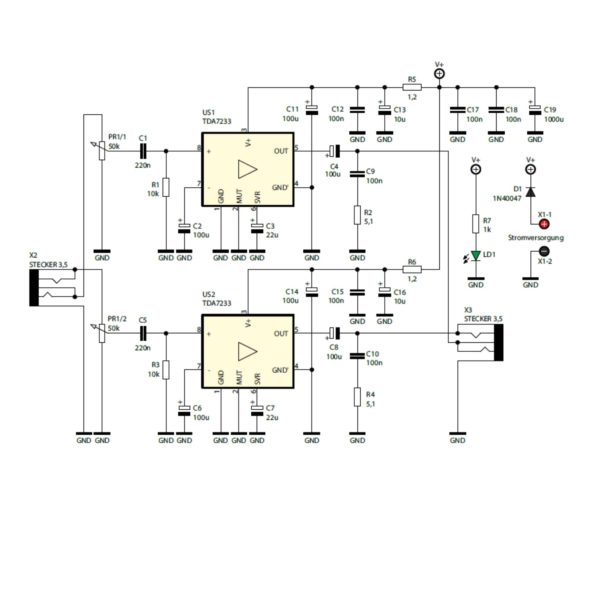 Wzmacniacz słuchawkowy - AVT1024 KIT DIY