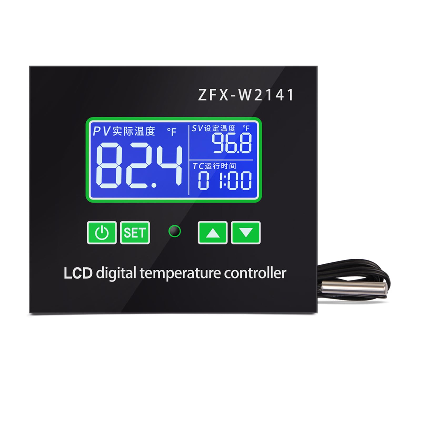 Thermostat Controller Programmable Heating Cooling Electronic Thermostat Control 67℉ to 248℉ Digital