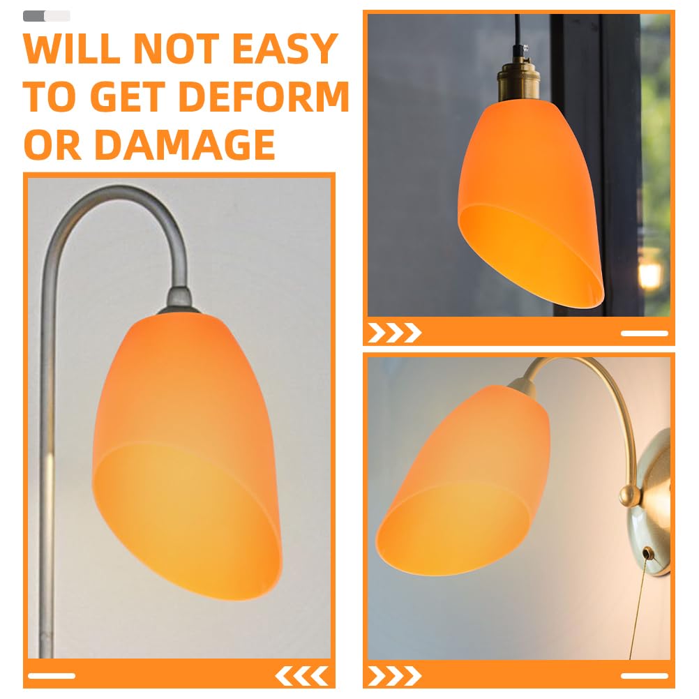 LIFKOME Inclined Horseshoe Plastic Lampshade Replacement Light