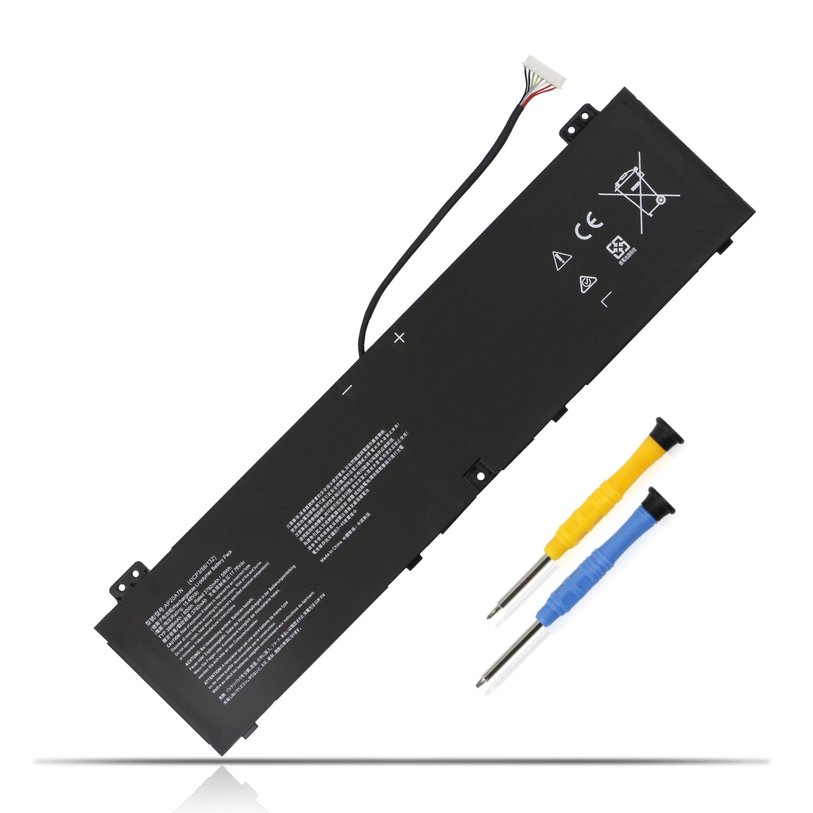 MULS AP20A7N Laptop Battery for ACER Predator Triton 300 SE PT314-51s PT314-51s-51NZ PT314-51s-53D2 PT314-51s-53W3 PT314-51s-57U9 PT314-51S-57YJ PT314