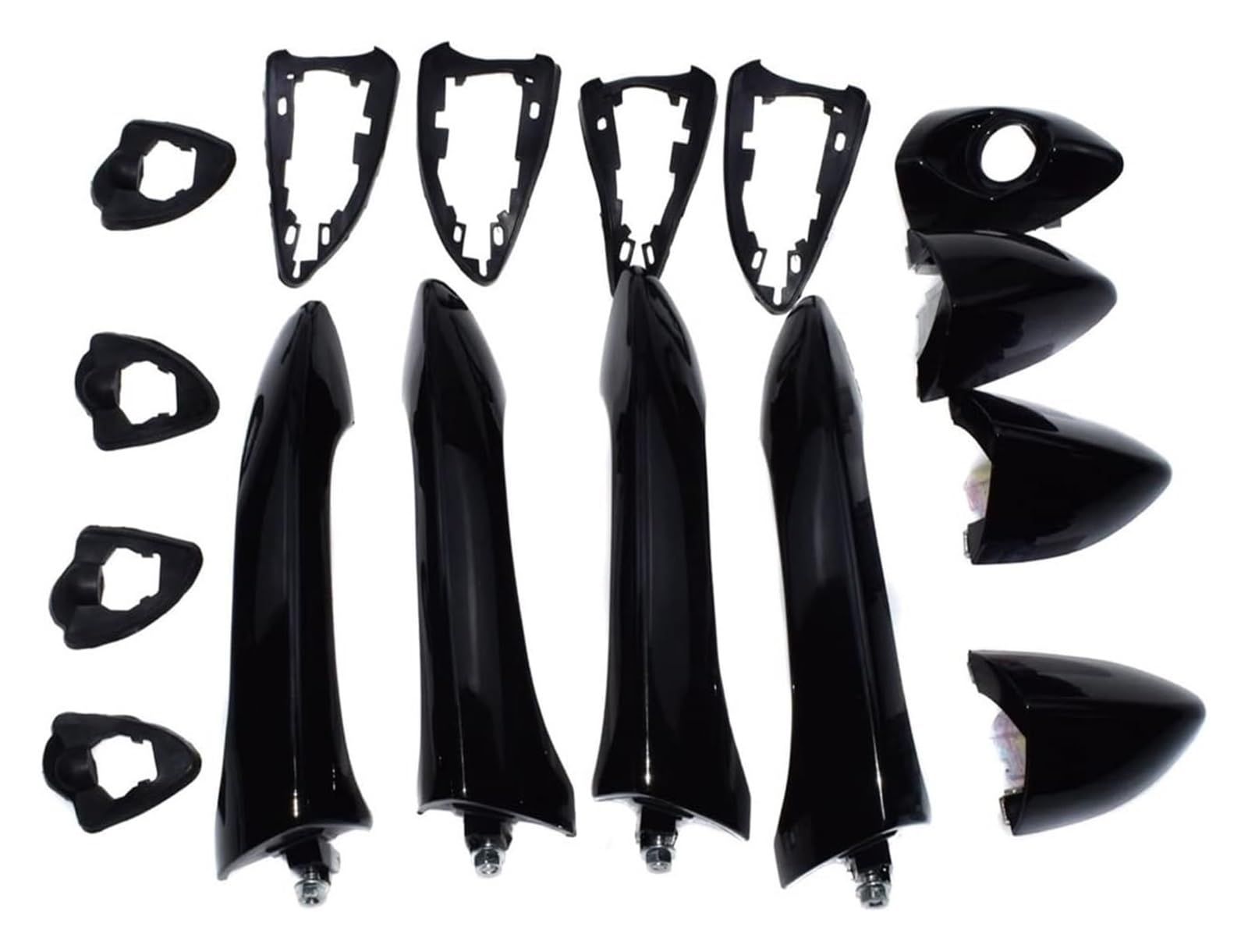 Qwqthgs 4 Pcs Set Car Exterior Door Handle Cap For Bmw E53 X5 3.0I 4.4I .6Is .8Is 2000-2006 51218257737 51218257738 Car Outside Door Handle