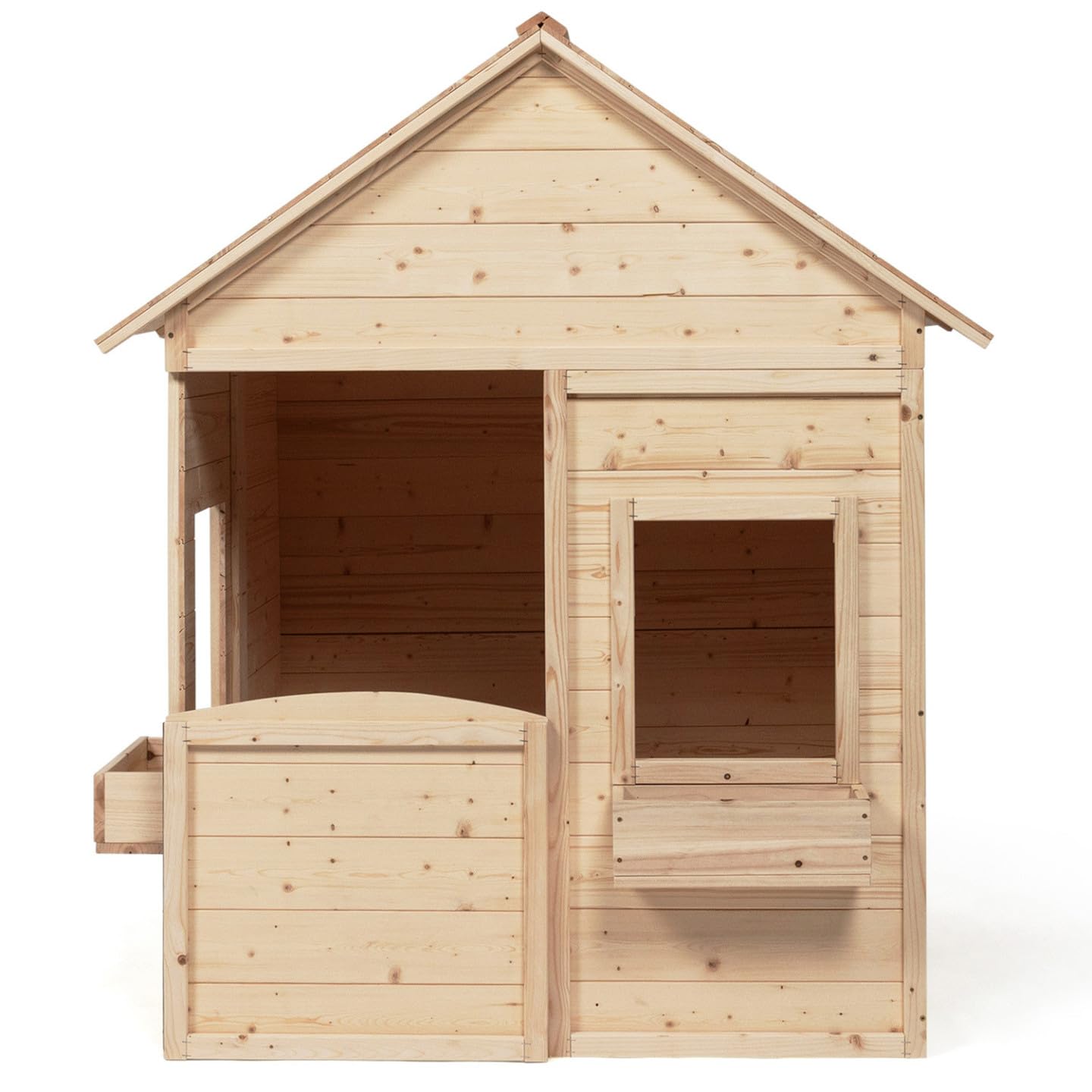 IDMarket - Adventure casetta in Legno per Bambini, casetta per Esterni