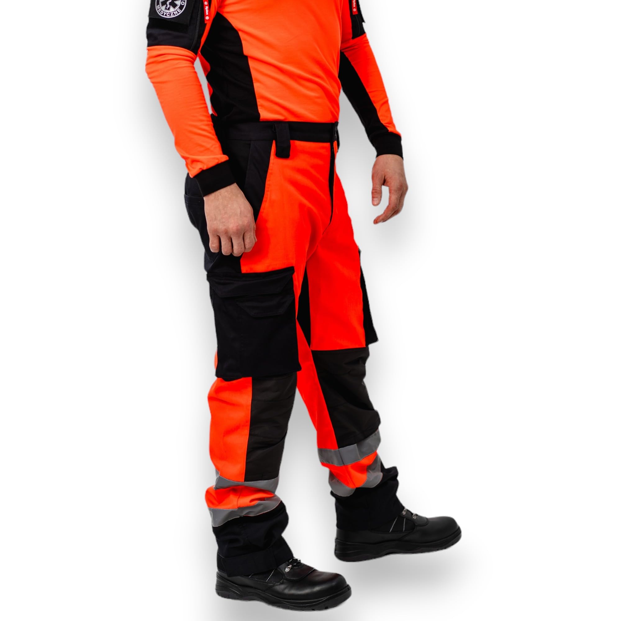 Rettungsdienst Hose Herren – Reflektierende Einsatzhose Notarzt, Sanitäter