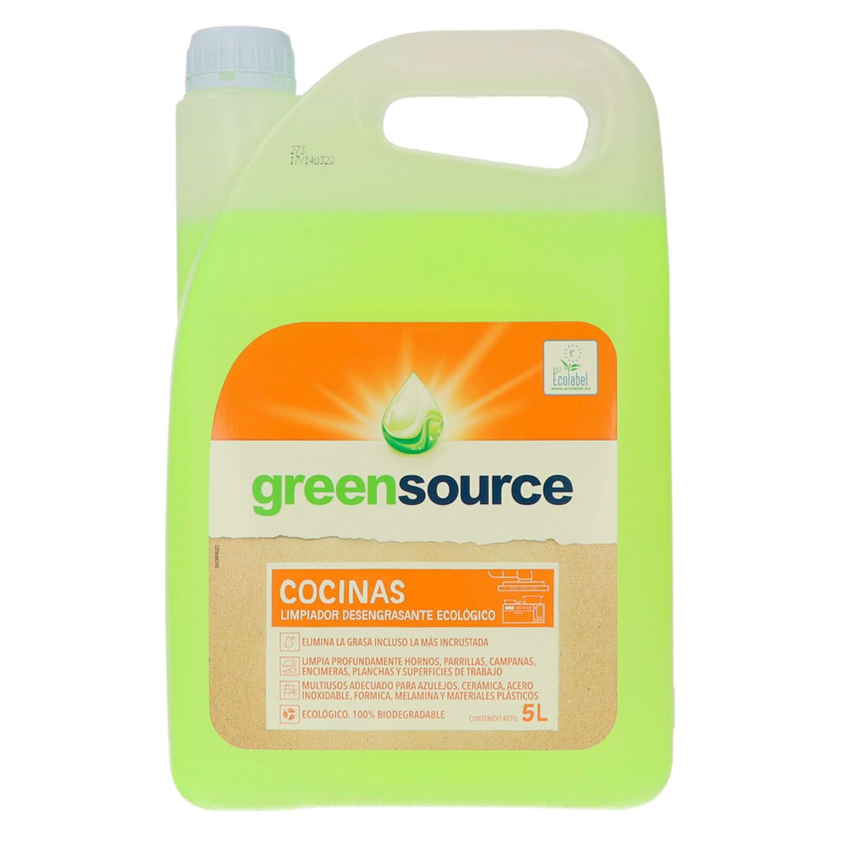 Cocinas - Limpiador Desengrasante Ecológico - 5 L
