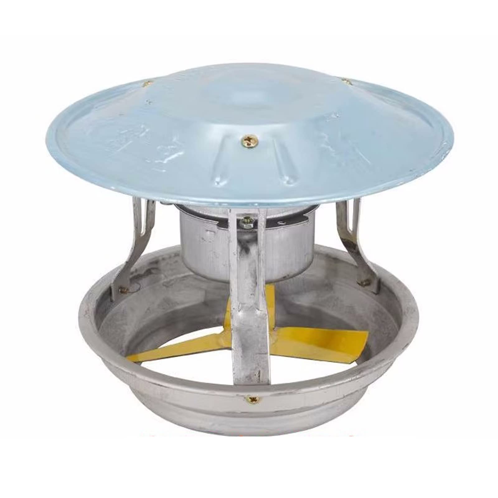 UZIAH Chimney Fan, 60W Induced Draft Fan for Chimney, Household Roof Chimney Exhaust Smoke Machine, Blower Fan for Stove Heating Extractor,9~16cm