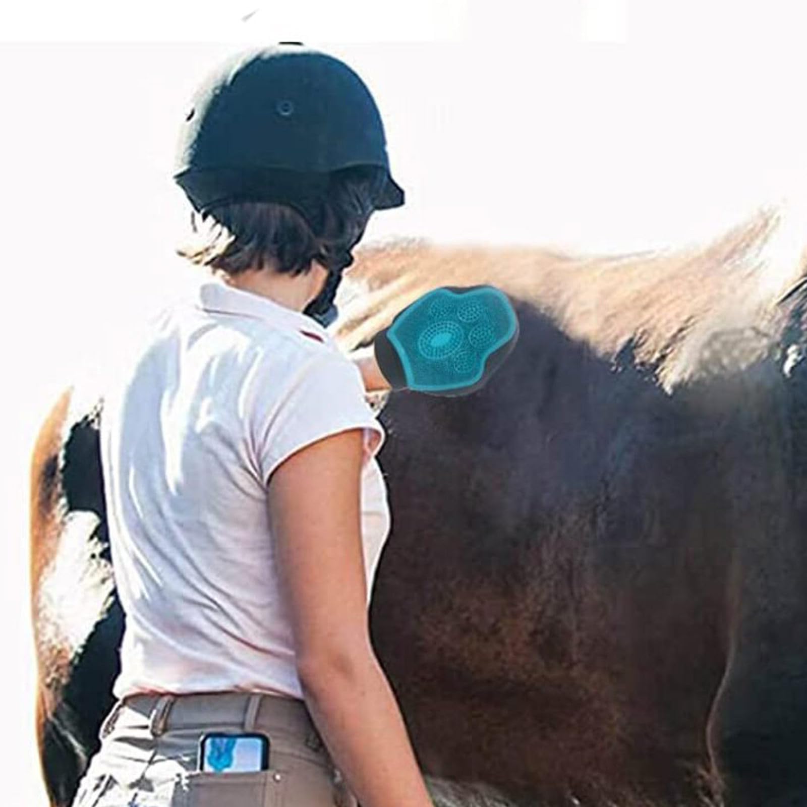 Horse Massage Glove, Horse Grooming Brush, Multifunctional Horse Brush Glove - Image 3