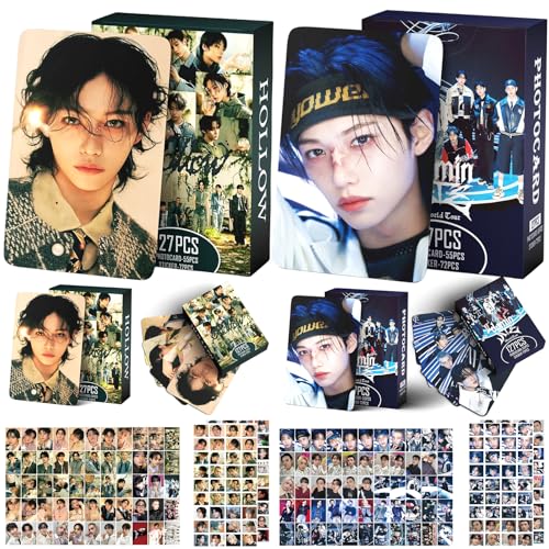 Stray Kids Photocards 127PCS HOLLOW Album Photocards Set Bundle with 127PCS DominATE World Tour 2025 Lomo Cards Set Gift for STAY