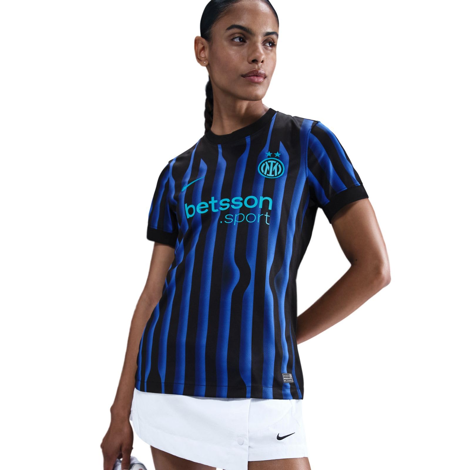 Inter Mailand 2025/26 Stadium Home Nike Dri-FIT Replika-Fußballtrikot für Damen, HJ5097