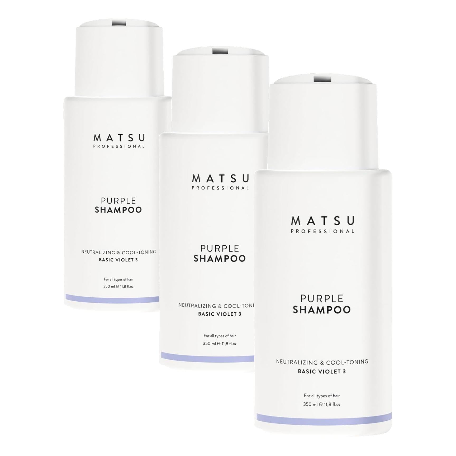 Matsu Professional Purple, Ton Eşitleme Bakım Şampuanı, 350 Ml (3 paketi)