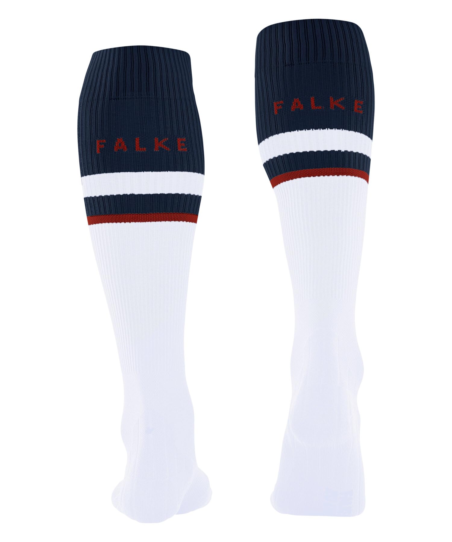 FALKE Mężczyźni Skarpety do biegania RU Compression Energy M Kh materiał funkcyjny kompresyjne 1 Para, Biały White 2006 - Obwód łydki W3, 39-42 W3