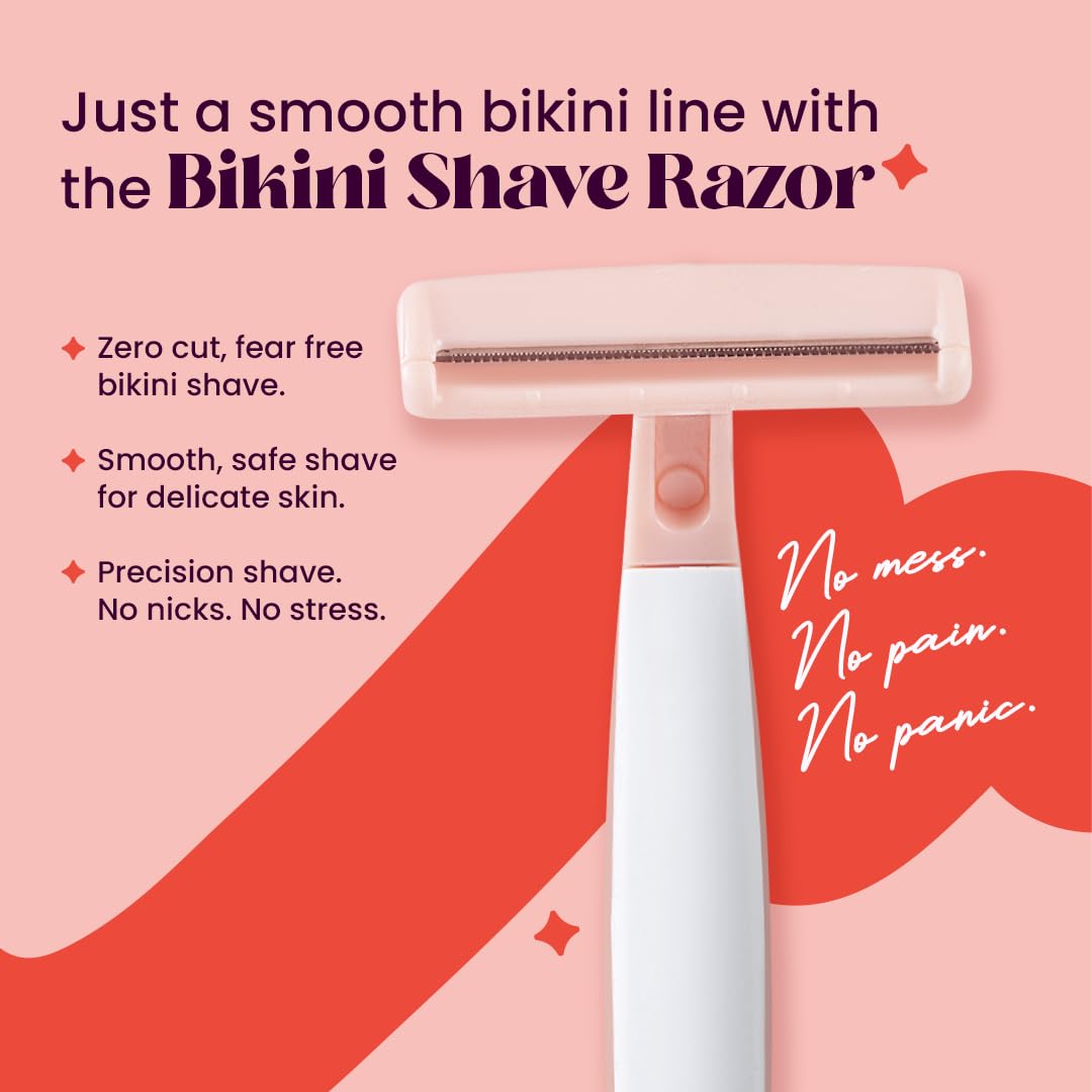 Hyuman® Bikini Razor For Women - 2 Unit | Intimate care | German Nano-Precision Technology Blade | Secure Grip Stainless steel | No Cuts | Safe & Hygienic | For Irritation-Free Shaving of Bikini Line 4