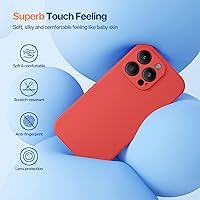 Vista 763 de Miracase Funda diseñada para iPhone 13 Pro Max con protector de pantalla, [forro de microfibra suave antiarañazos], funda protectora de silicona