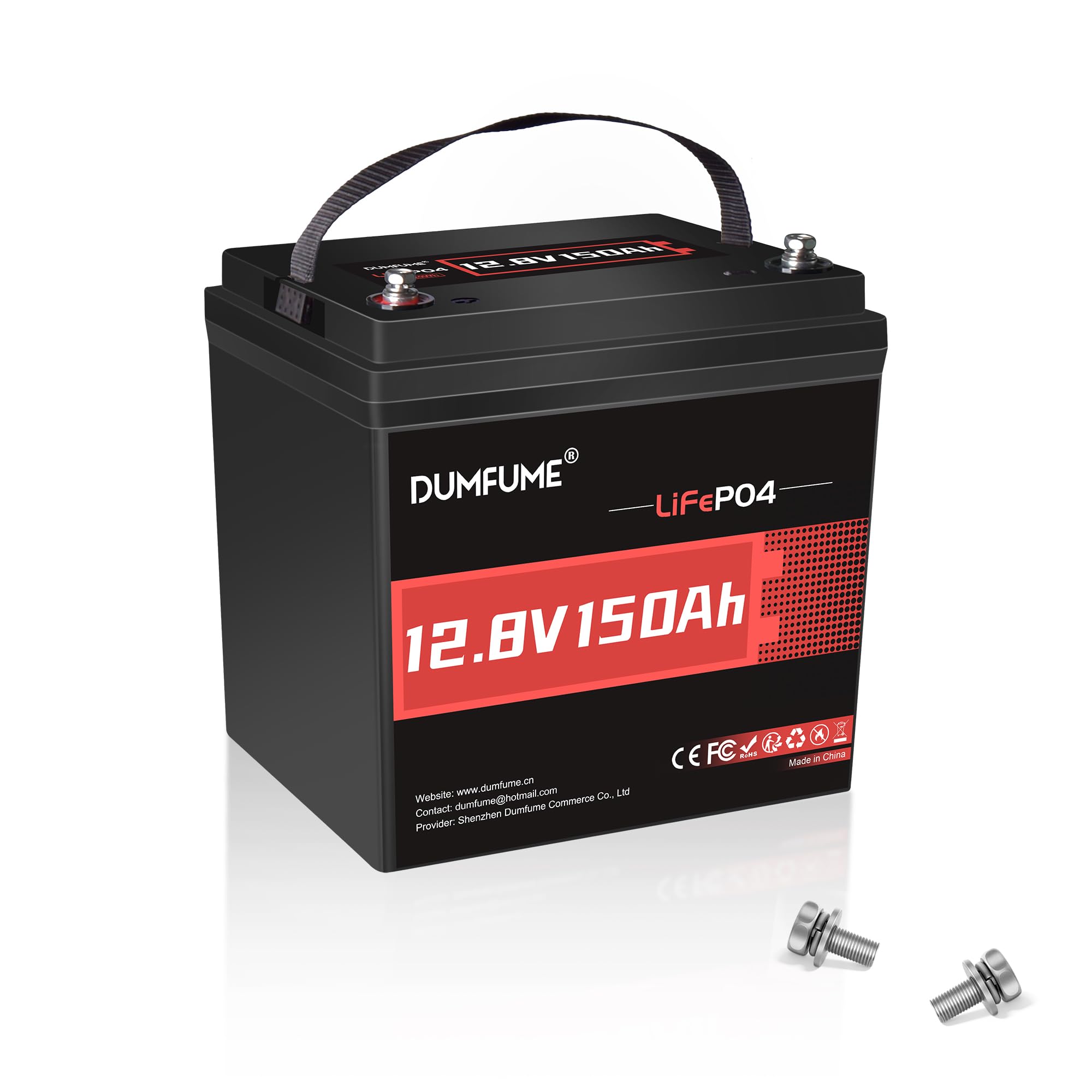 Batería LiFePO4 12V 150Ah con Baja Temperatura | 100A BMS & 1920Wh, Bateria Litio Ciclo Profundo y 15000 Ciclos, para Solar, Autocaravana, Camper y Sistemas Independientes