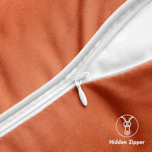 image for MIULEE Pack of 2 Outdoor Waterproof Pillow Covers Decorative Farmhouse