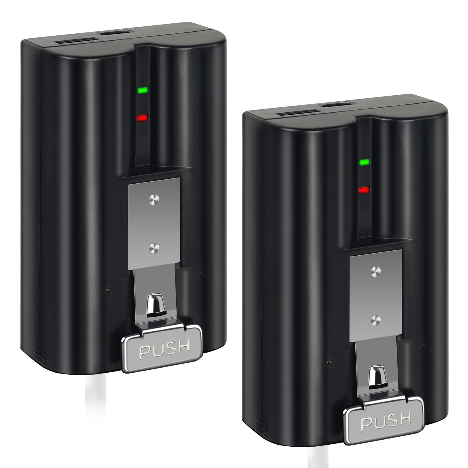 Bisoff 2Pack Rechargeable Battery for Ring Video Doorbell 2/3