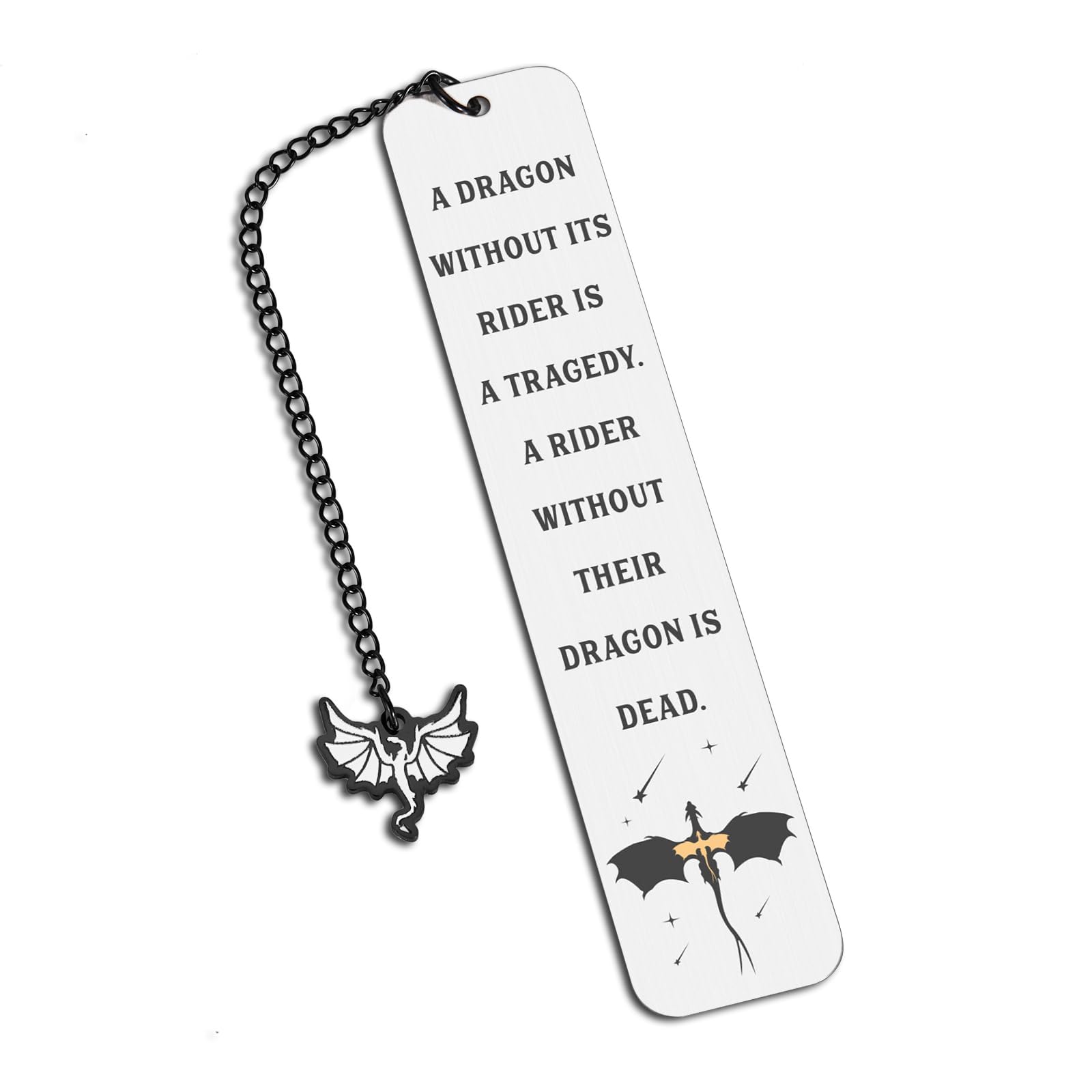 Dragon Bookmark for Reading Women Men, Dragon Merch Book Dark Romance Merch Merchandise for Readers Book Lovers Nerds, Christmas Birthday Book Club Gifts for Fans Women Reading Accessories