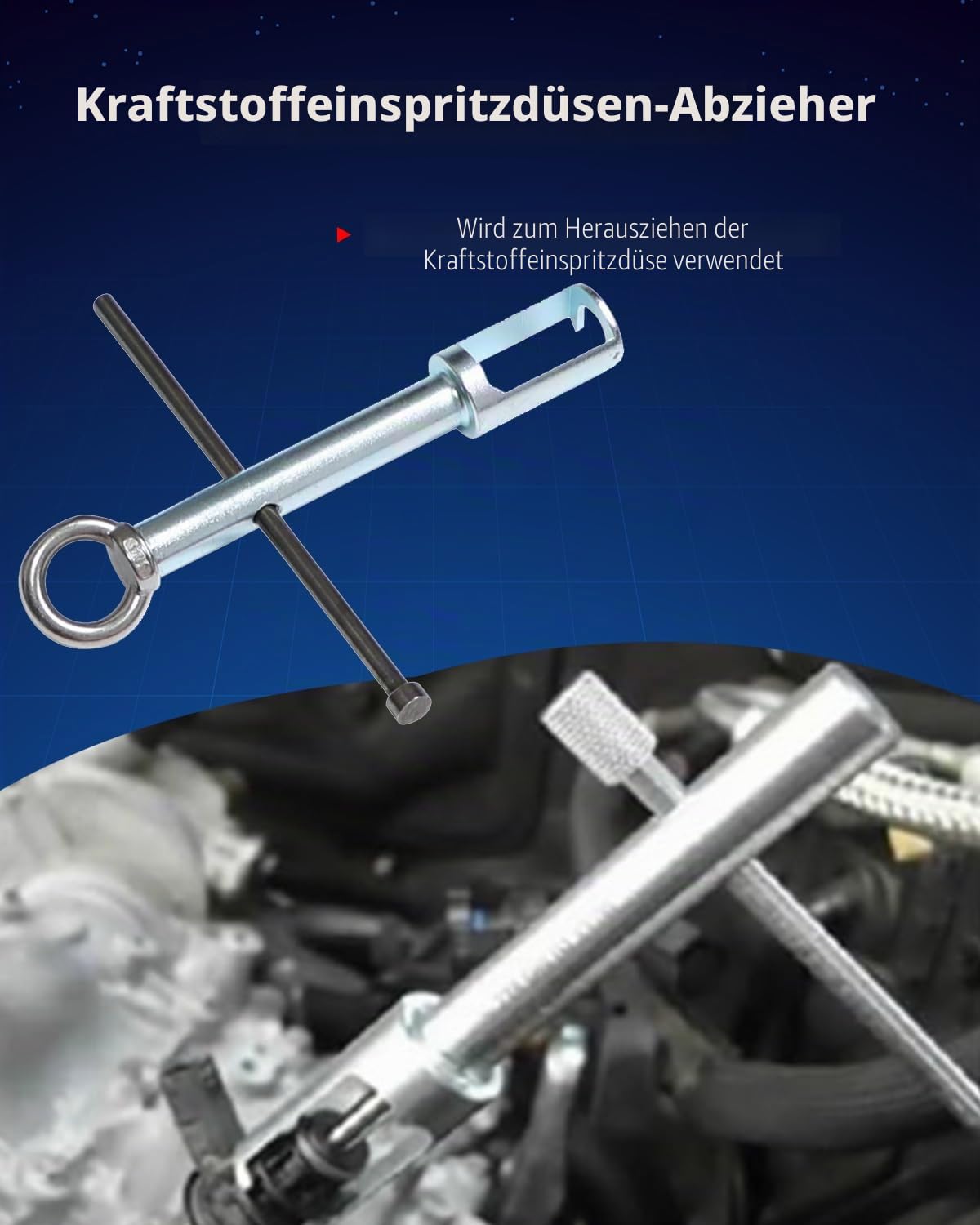 DPTOOL Nockenwellen-Ausrichtungsverriegelung Timing Tool Kit Kraftstoffeinspritzdüsen Abzieher Entfernungswerkzeug Kompatibel mit Mercedes Benz M133 M260 M264 M270 M274 1.6L V4 A Klasse und B Klasse