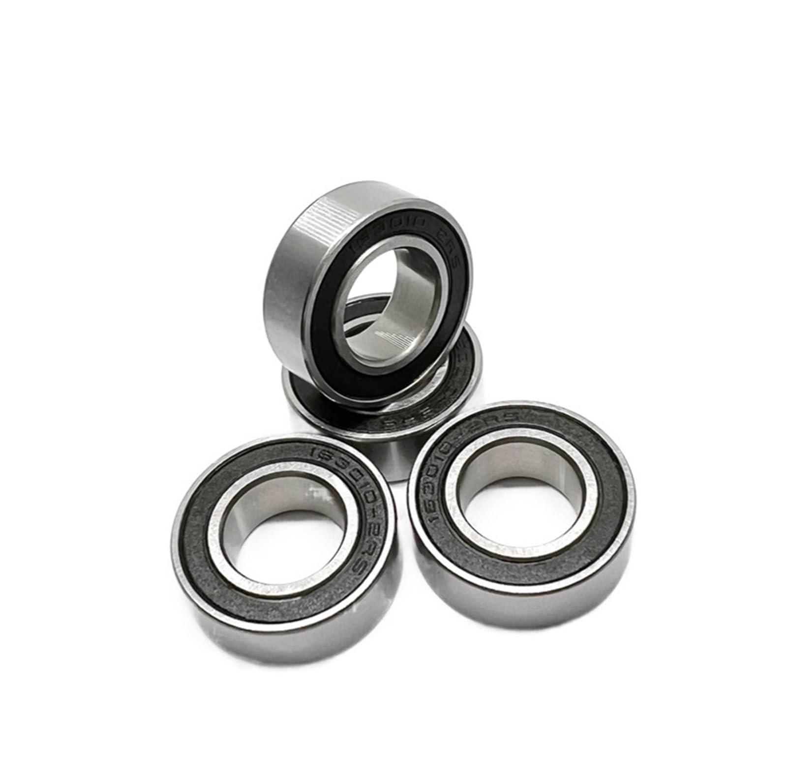 Rodamiento 163010-2RS de 16x30x10mm en acero bimetálico para eje central