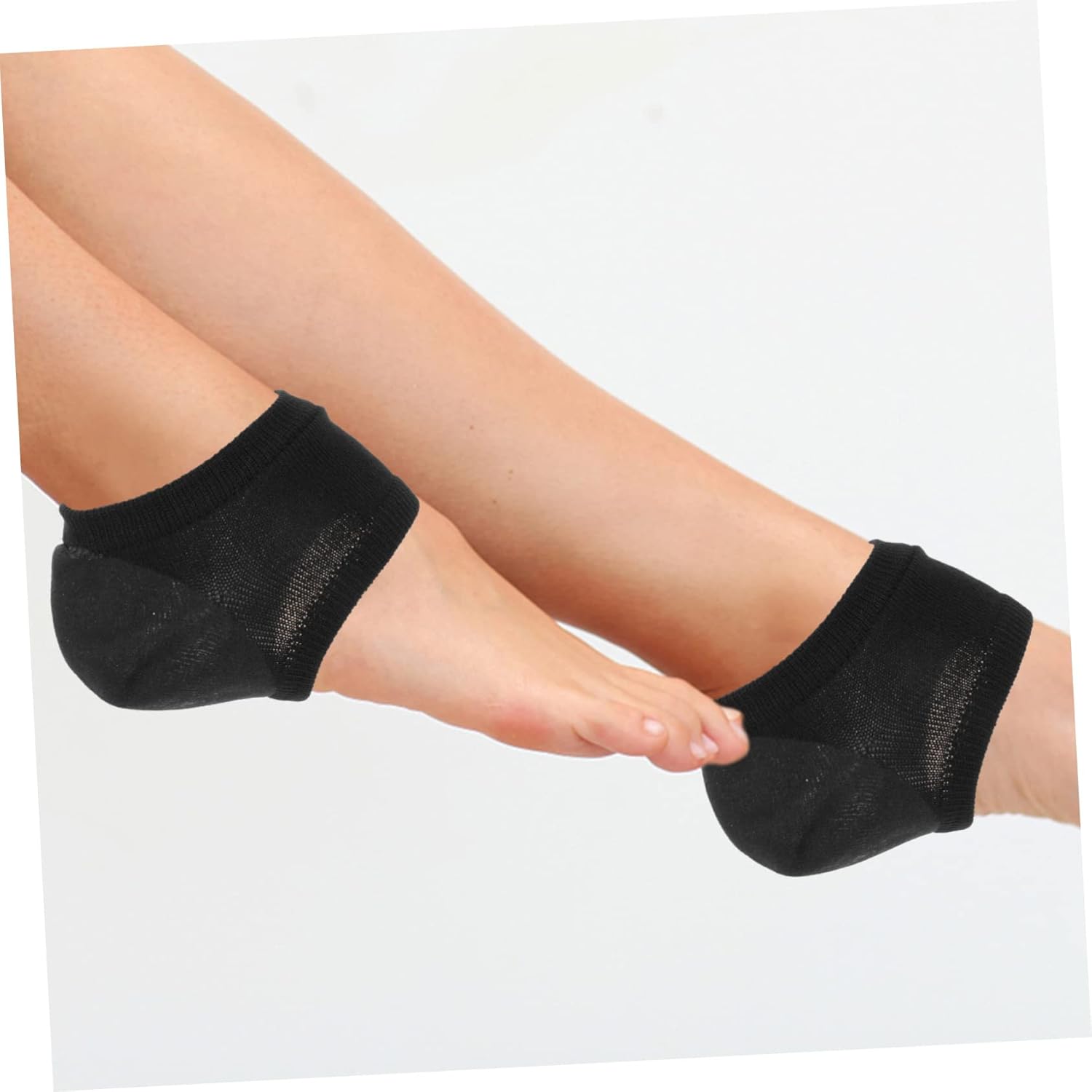 FRCOLOR 12pairs Foot Care Socks Ankle Support Socks for Women Heel Covers Gel Heel Protectors