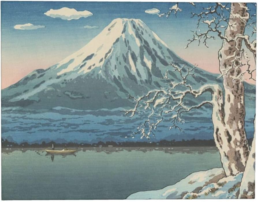 Amazon.co.jp: キャンバス絵画 土屋光逸 富士山 世界の名画 アート