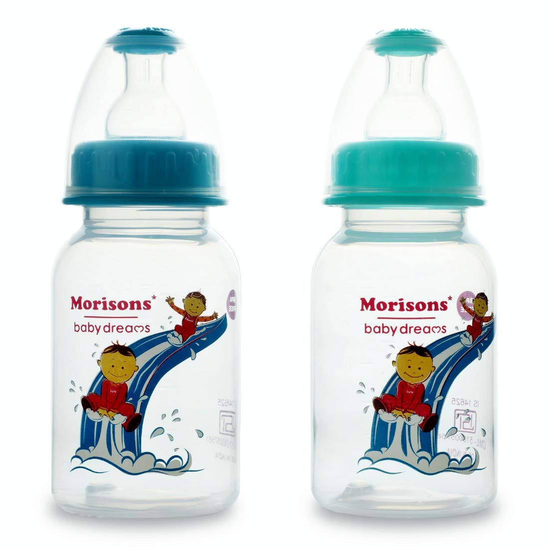 Baby Dreams DesignerDuo PP Feeding Bottle 125ml (Pack 2)