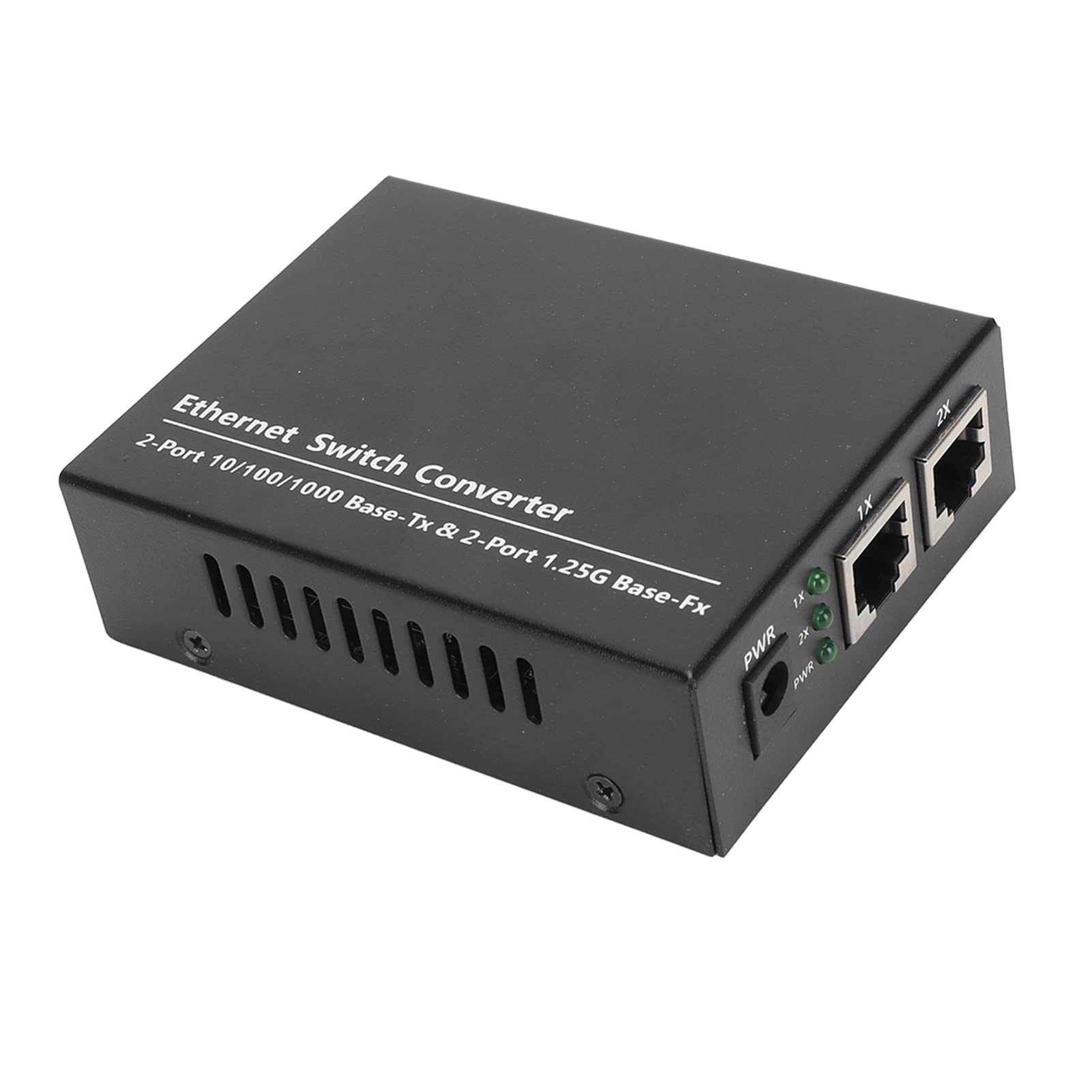 Yunseity Convertisseur de Média Ethernet Fibre, Prend en Charge Le Module SFP, Ethernet Base T 10 Mbps 100 Mbps 1000 Mbps vers RJ45, jusqu'à 120 Km, avec Indicateurs LED (Prise UE)
