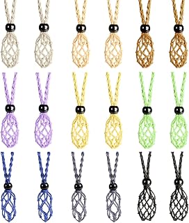 Crystal Cage Necklace Crystal Holder Necklace Cord Empty Holder