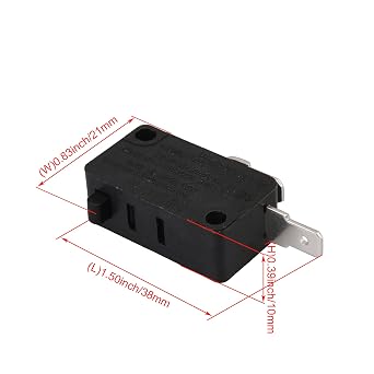 2PCS KW3AT-16 Universal Microwave Oven Door Switches Normally Open Switch