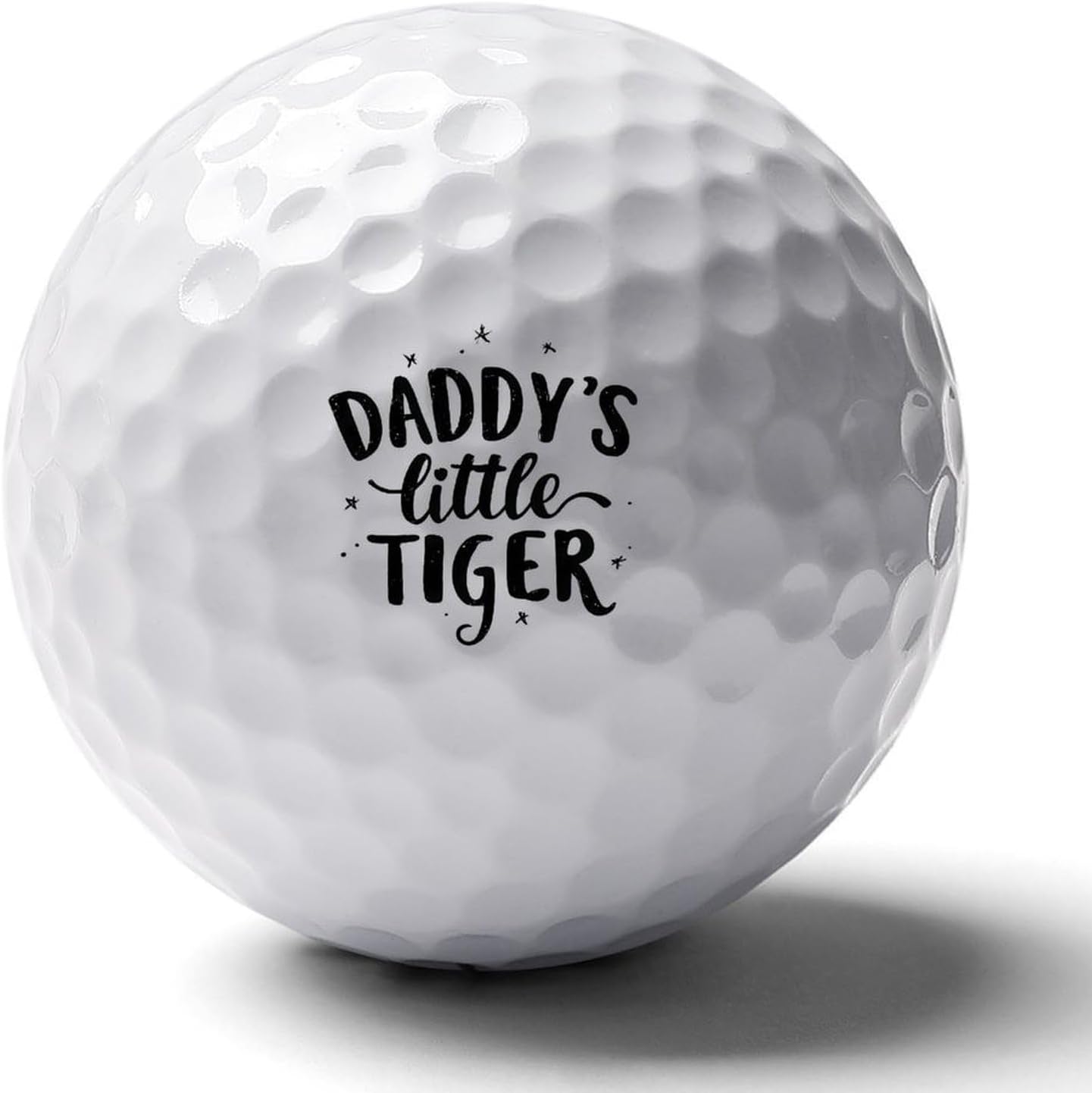 Daddy's Little Tiger Rubber Golf Balls Practice Ball Elastic for Training Backyard
