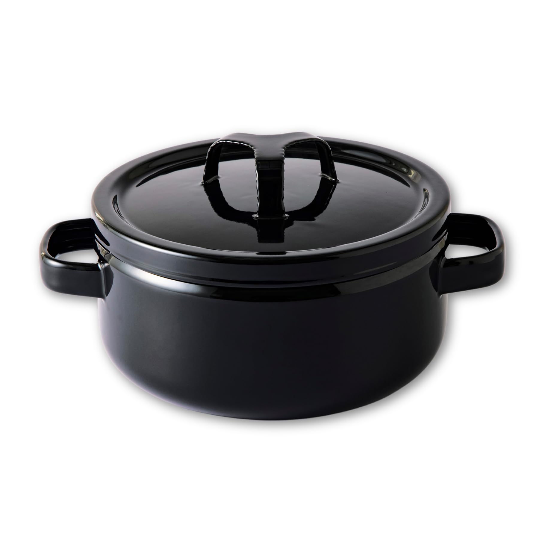 新品未使用 ユニロイ 両手鍋20cm くろがね(マット黒)ホーロー鍋 即納】UNILLOY 鋳物ホーロー鍋 くろがね 20㎝ | コロナストア