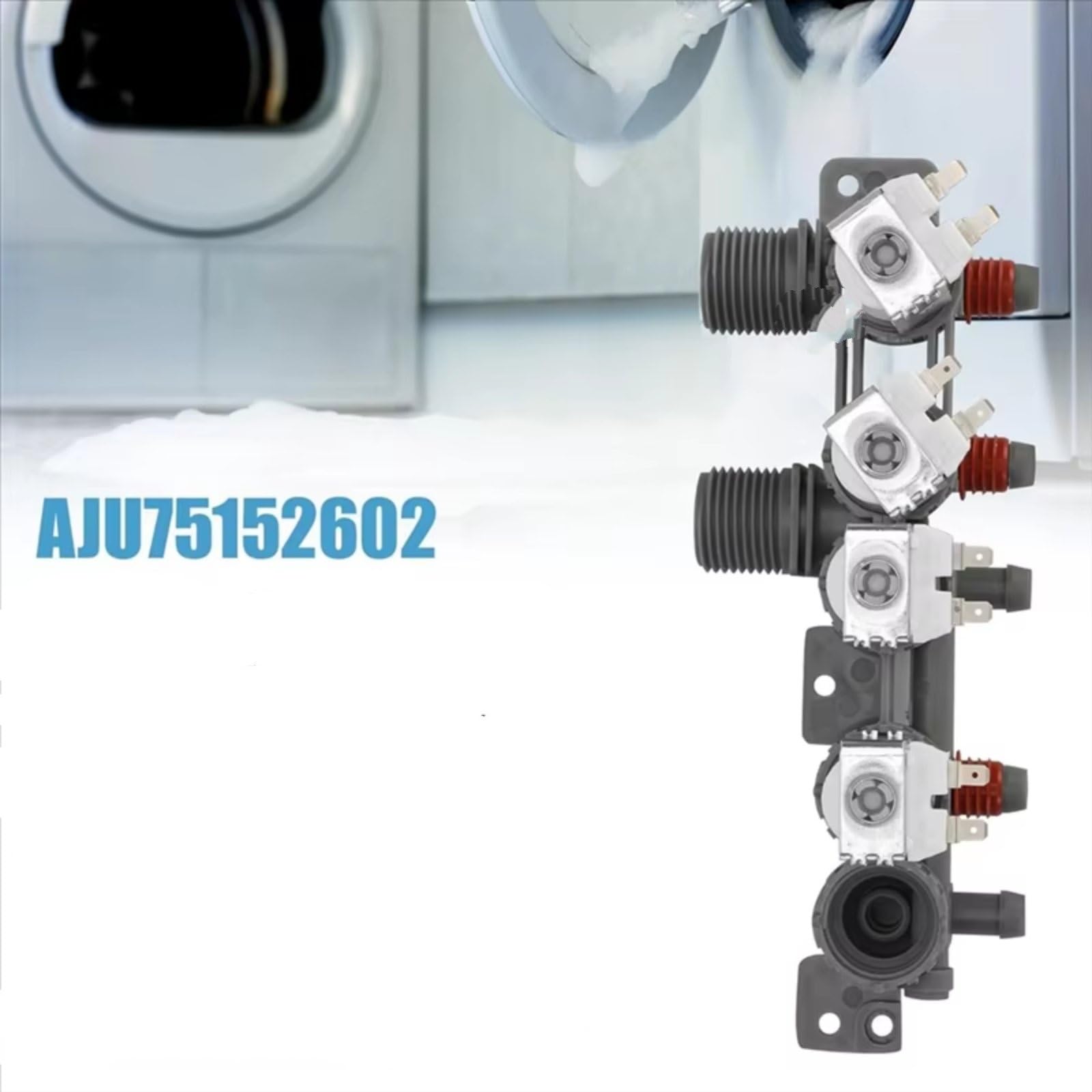 Electrovalvula Entrada Lavadora Para Lavadora 5221EA1008S 4873914 AP6335382 PS12580369 EAP12580369 DC12V AJU75152602 Válvula De Entrada De Agua