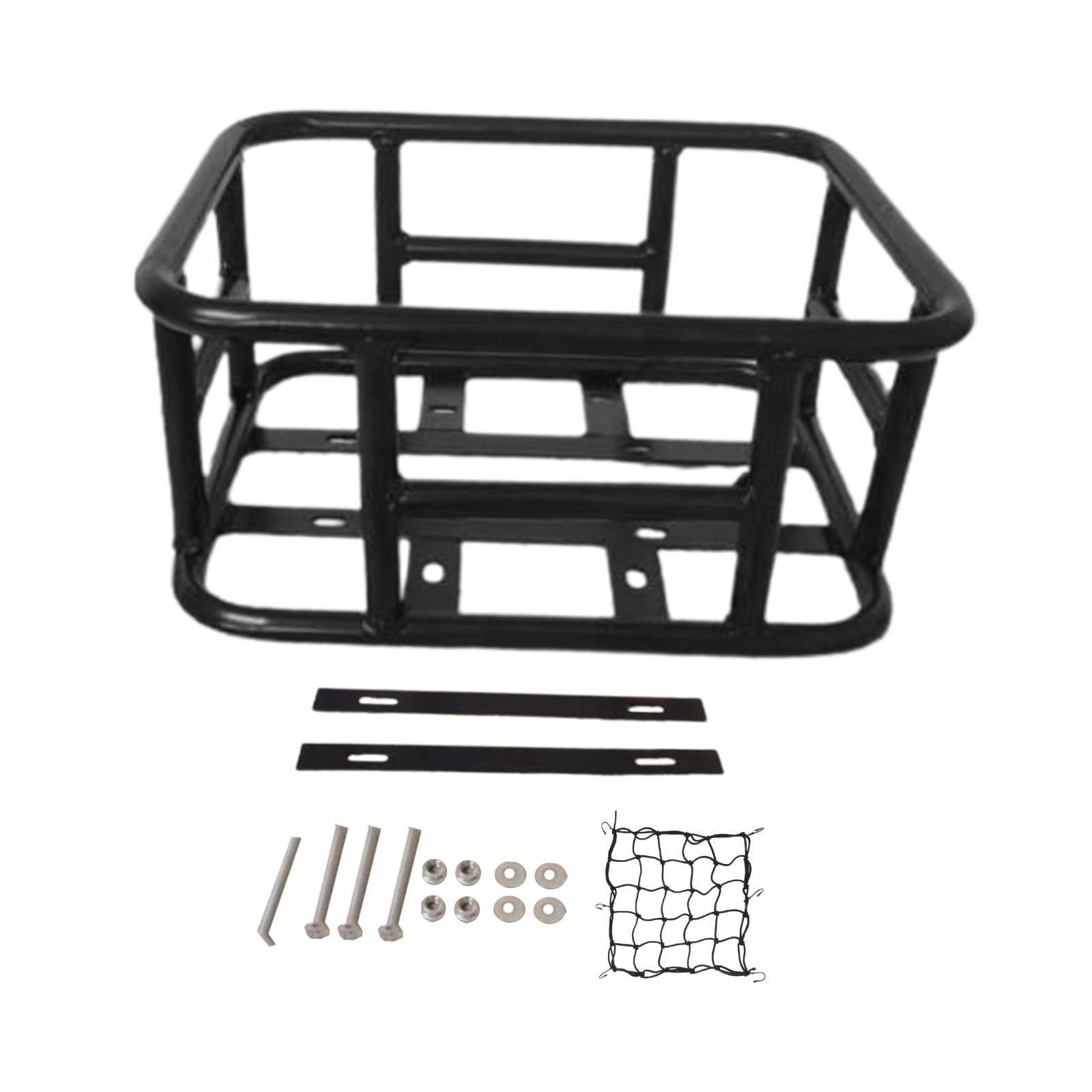 Luysgbxr 32Cmx28cmx15cm Bike Basket Metal Front Frame Bike Basket Rear Bike Basket Handlebar Bags Waterproof(32Cmx28cmx15cm)